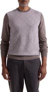 Bugatchi Diamond Merino Wool Sweater