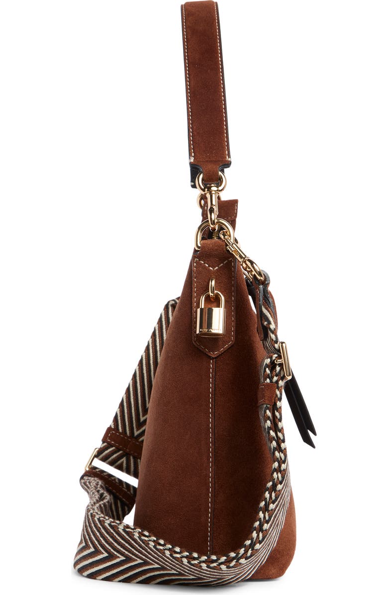 Marc Jacobs Drifter Suede Leather Large Hobo Bag, Alternate, color,
