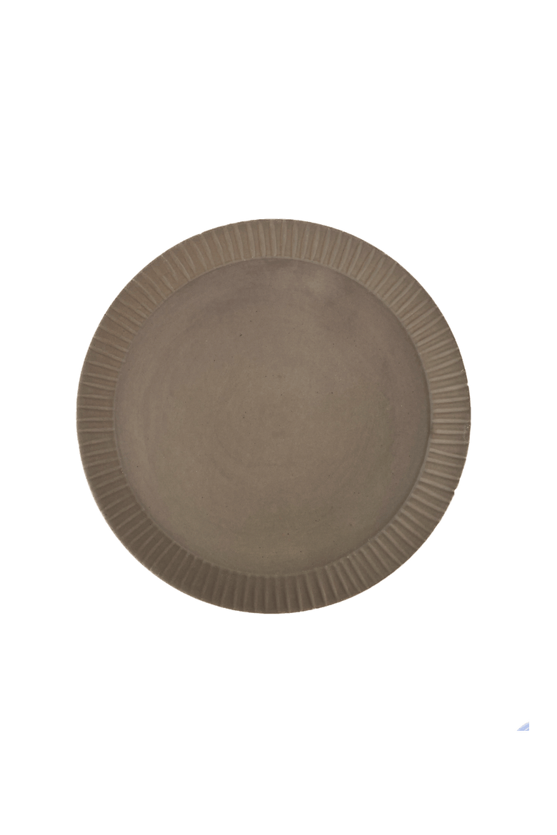 Earth Lines Serving Tray, Main, color, Brown