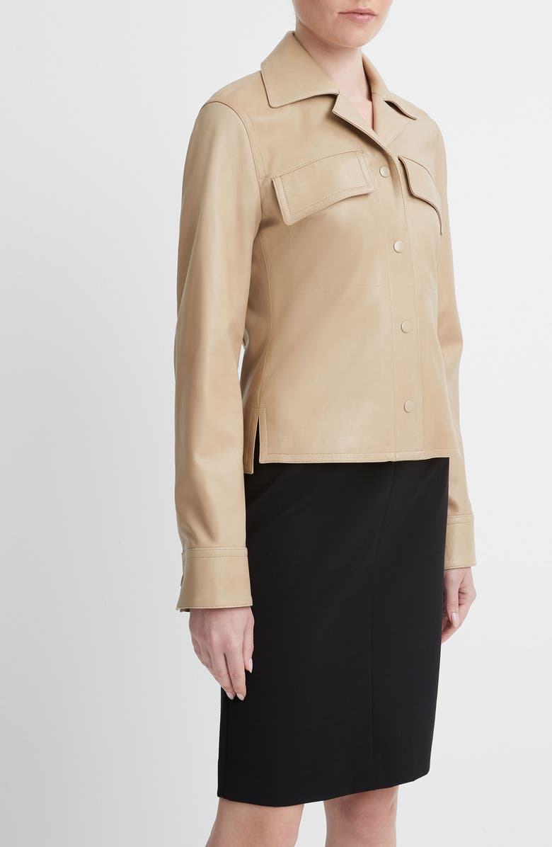 Vince Leather Jacket, Alternate, color,