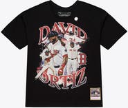 Mitchell & Ness Men's Mitchell & Ness David Ortiz Black Boston Red Sox Legendary Collage Player T-Shirt