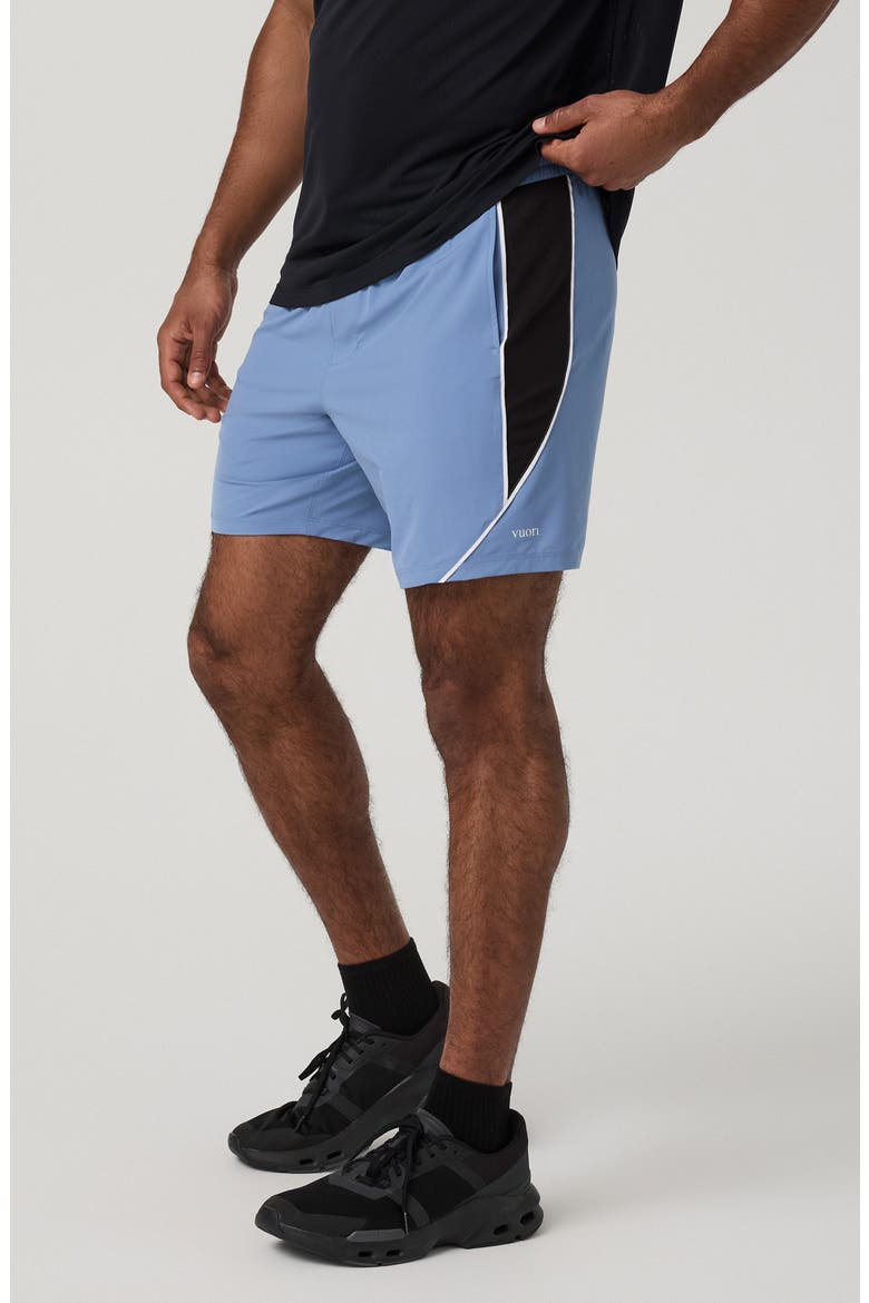 Kore Unlined Performance Shorts, Alternate, color, ISLE BLUE/ BLACK