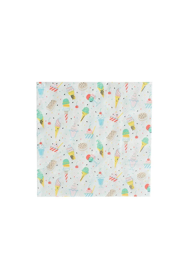 Ice Cream Dreams Large Napkins, Main, color, Assorted Pre-Pack
