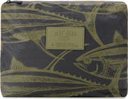 Aloha Collection Mid Ahi Water Resistant Tyvek® Zip Pouch