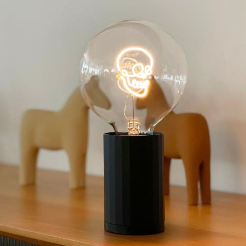 Mitb Skull Portable Table Lamp In Green