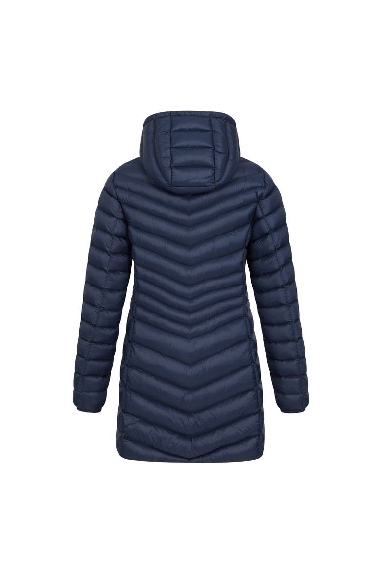 Florence Long Padded Jacket, Alternate, color, Navy