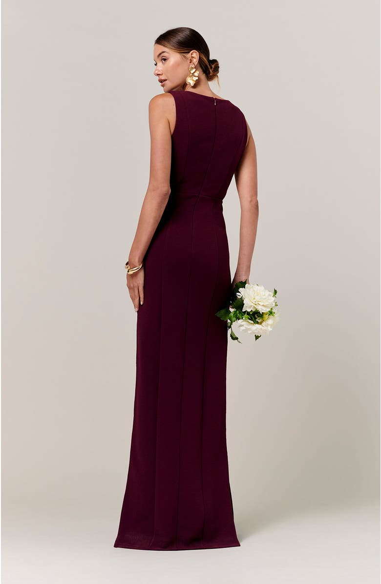 BWLDR Noah Gown, Alternate, color, Burgundy