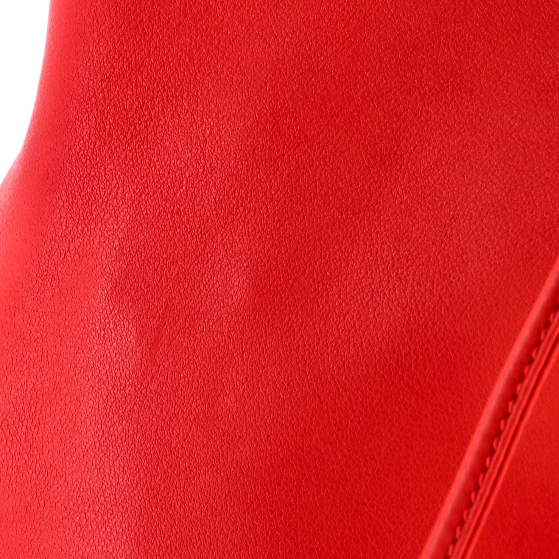 Aline Bag Milo Lambskin and Swift Mini, Alternate, color, Red