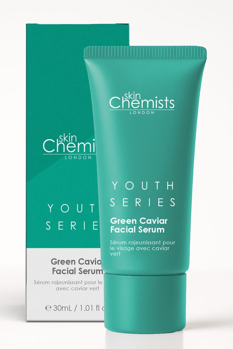 Youth Series Green Caviar Facial Serum 30ml for Anti-Aging, Brightening, Alternate, color, White