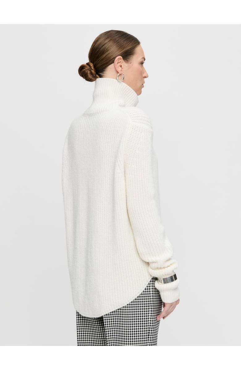 Callas Milano Barrie Ribbed Turtleneck, Alternate, color, Ivory