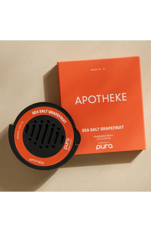 Pura X Apotheke Sea Salt Grapefruit Car Fragrance Refill Duo In Multi