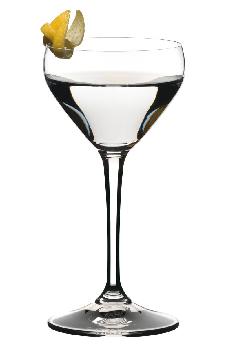 Riedel Drink Specific Glassware Set of 2 Nick & Nora Martini Cocktail Glasses, Alternate, color,