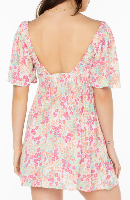 Roxy Golden Dawn Minidress In Selva Floral