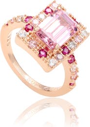 SUZY LEVIAN Mixed Pink Cubic Zirconia Ring