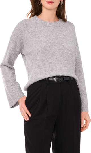 VINCE CAMUTO Edged Crewneck Sweater, Size Large, on sale NWT