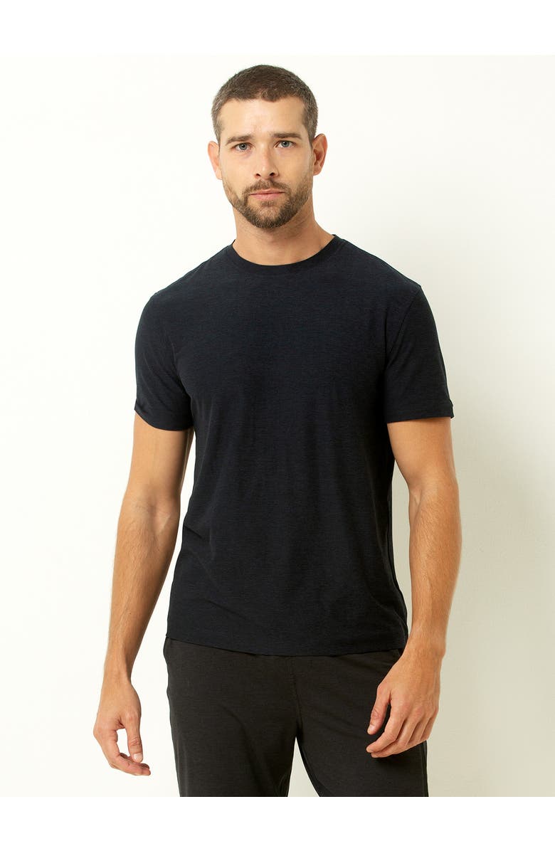 Single Stitch Premium Crew Neck T-Shirt, Main, color, Black