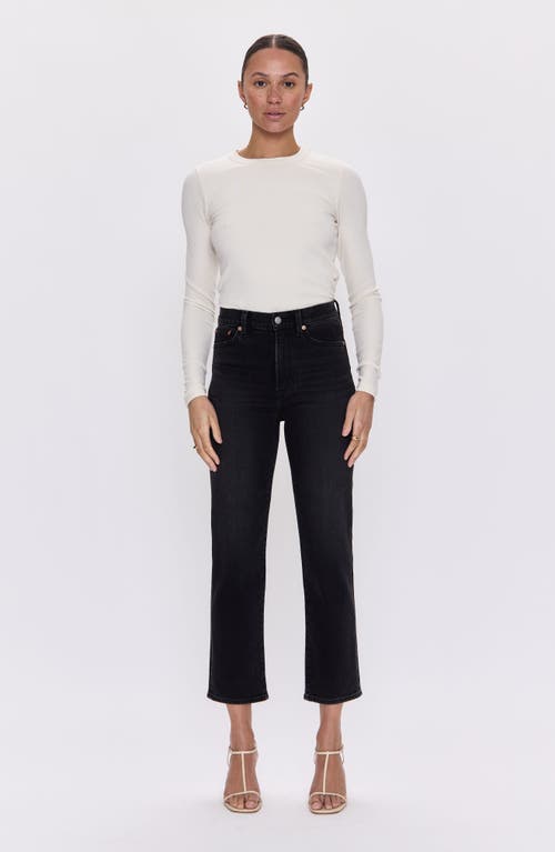 Pistola Charlie High Waist Ankle Straight Leg Jeans In Blue