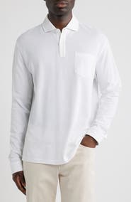 Peter Millar Everyday Piqué Long Sleeve Pocket Polo