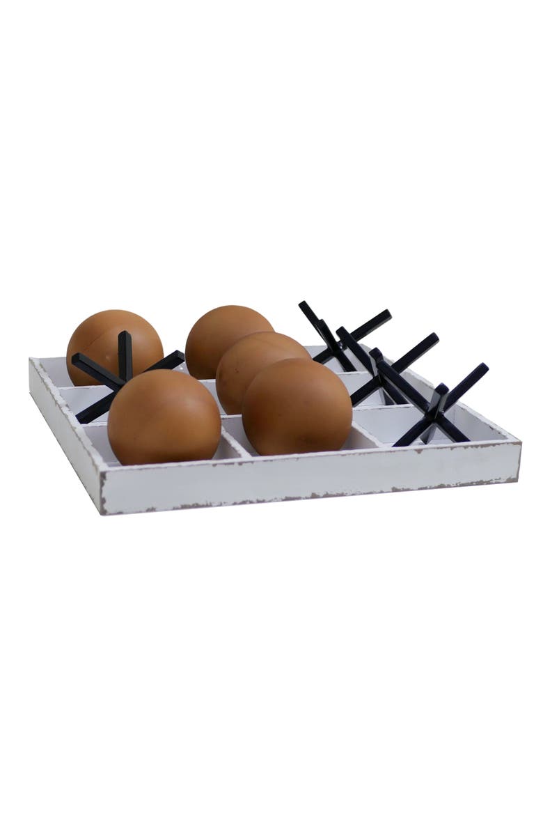Tic Tac Toe Game Accent, Main, color, White