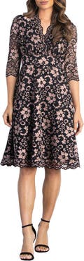 Kiyonna Mon Cherie Lace Cocktail Dress