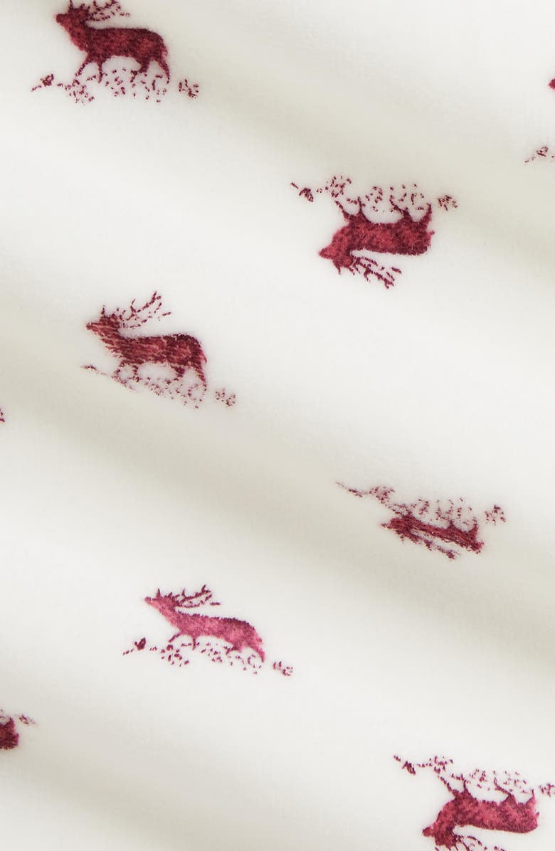 Ralph Lauren Reindeer Print Dress & Bloomers, Alternate, color, White