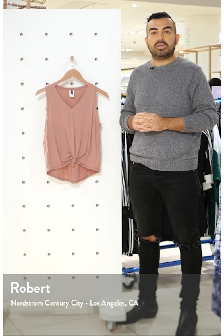 Knot Front Tank Top video