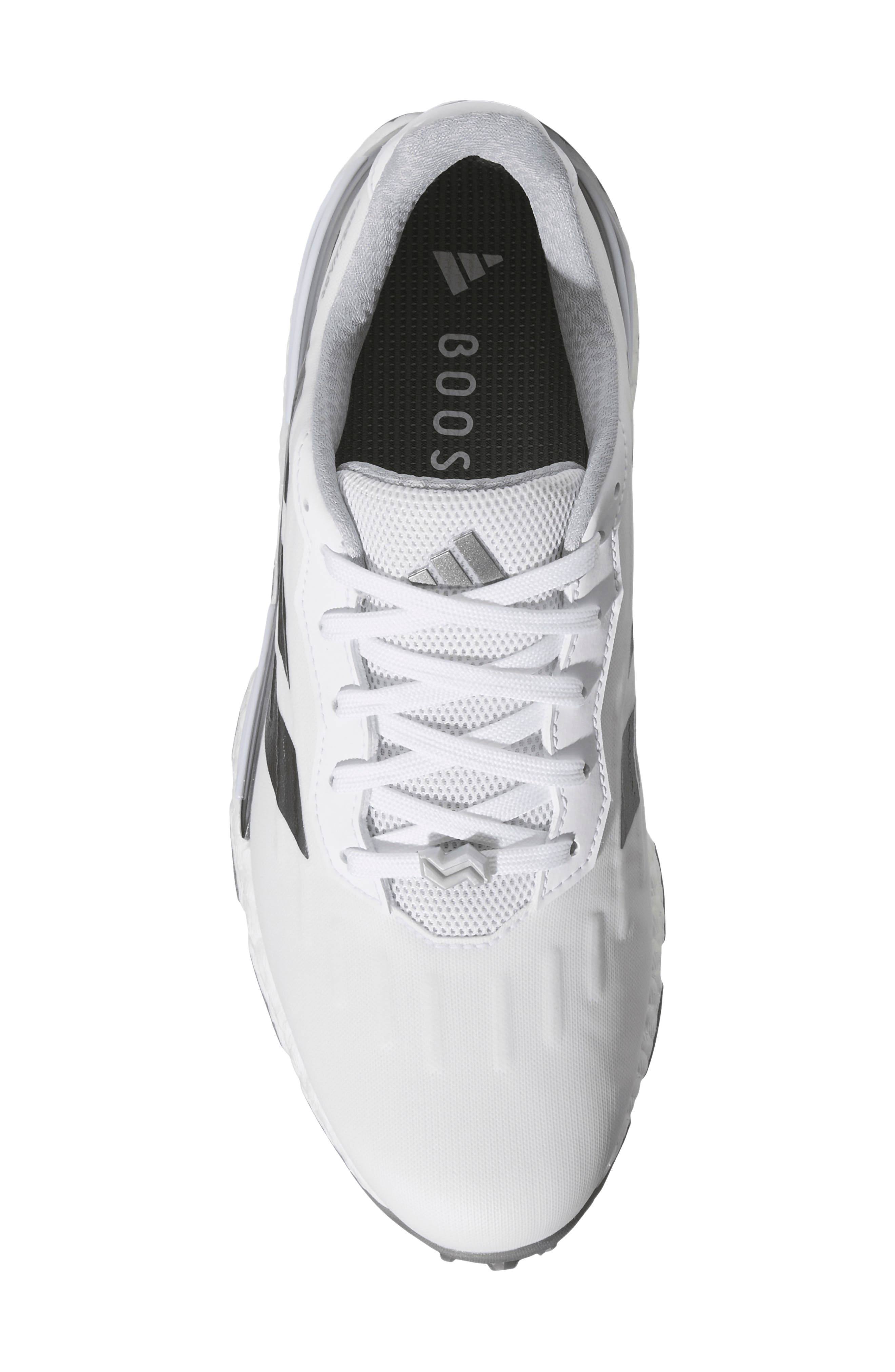 CodeChaos 27 Spikeless Golf Shoe, Alternate, color, WHITE/ IRON / SILVER MET