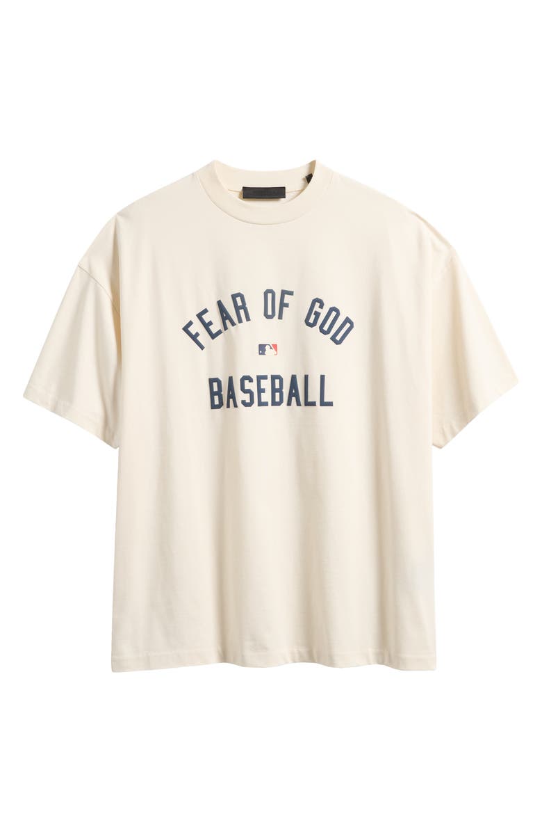 Fear of God Essentials x MLB 90s Fit Graphic T-Shirt, Alternate, color, Light Heather