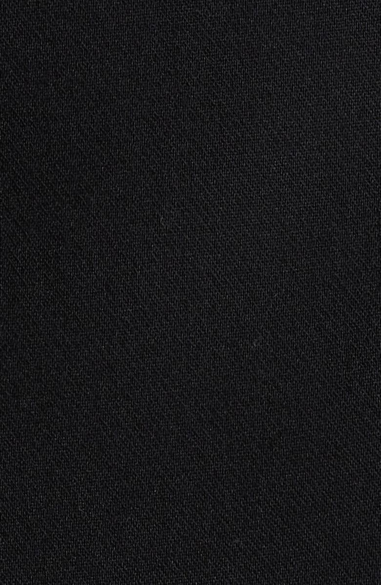 Open Edit Asymmetric Fitted Blazer, Alternate, color, Black