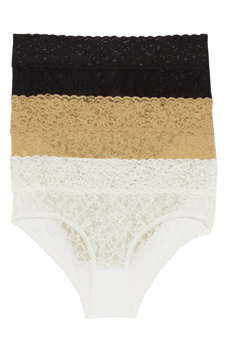 BP. Legit Lace Set of 3 Hipster Briefs, Main, color, 