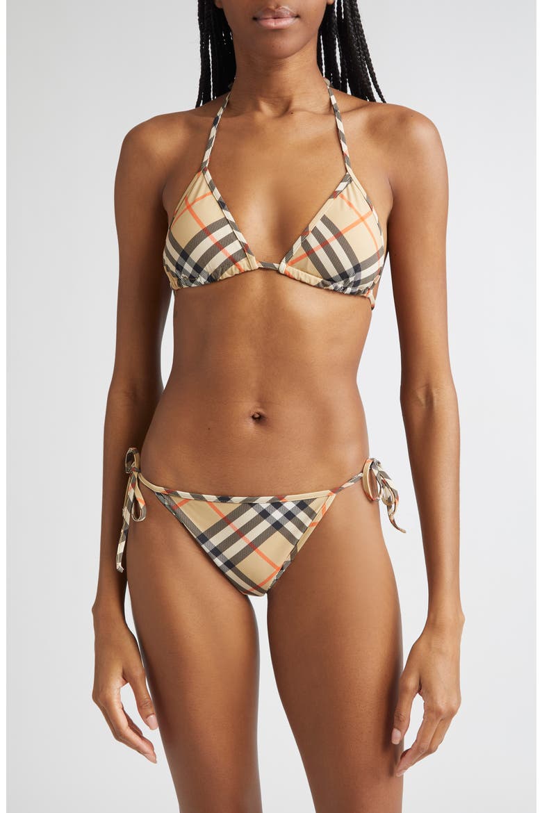 Check String Bikini Top, Main, color, SAND IP CHECK