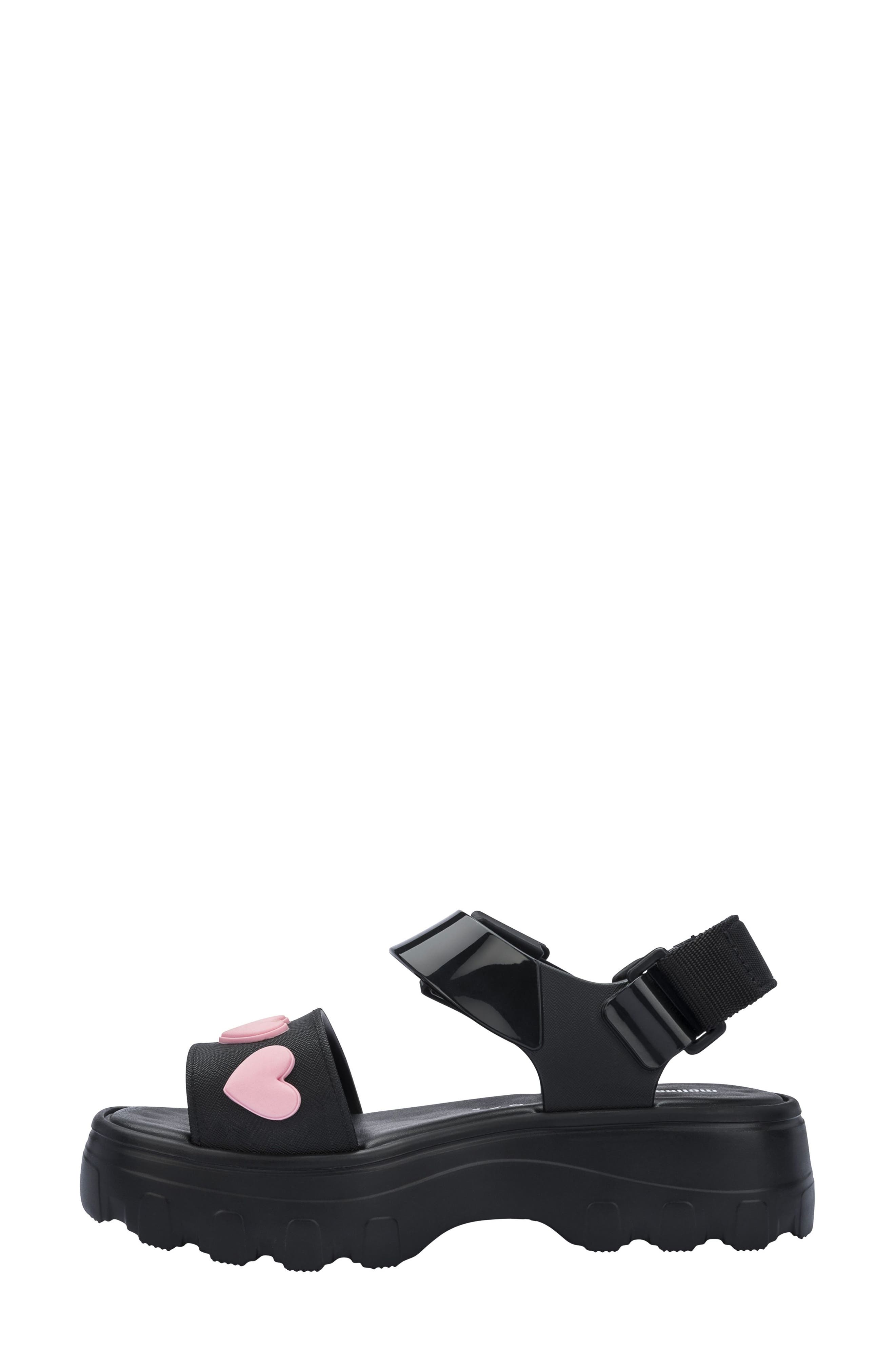 Melissa x Lazy Oaf Kick Off Lug Sole Platform Sandal, Alternate, color, 