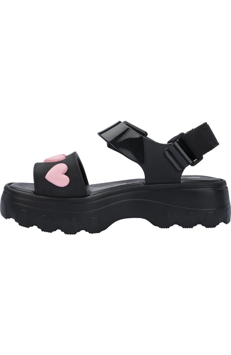 Melissa x Lazy Oaf Kick Off Lug Sole Platform Sandal, Alternate, color,
