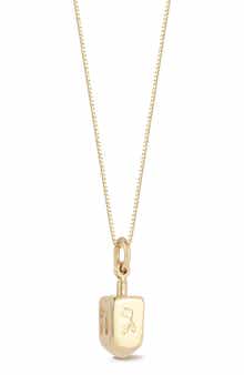 Ember Fine Jewelry 14K Gold Dreidel Pendant Necklace