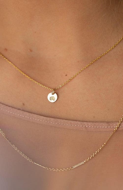 Made By Mary November Birth Flower Necklace