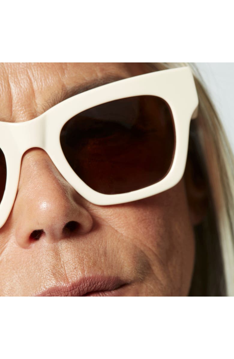 French Kiwis Eyewear Rosalie Sunglasses, Alternate, color, Black