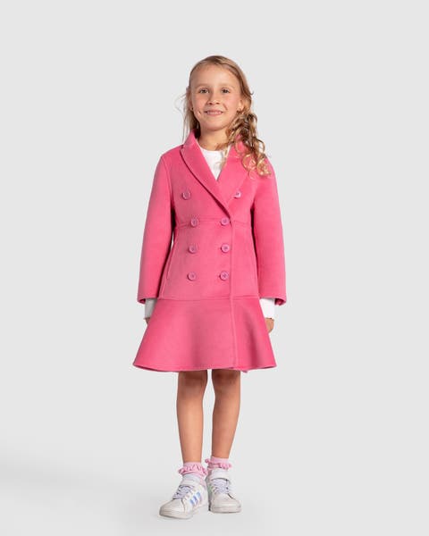 Girls fitted coat on sale