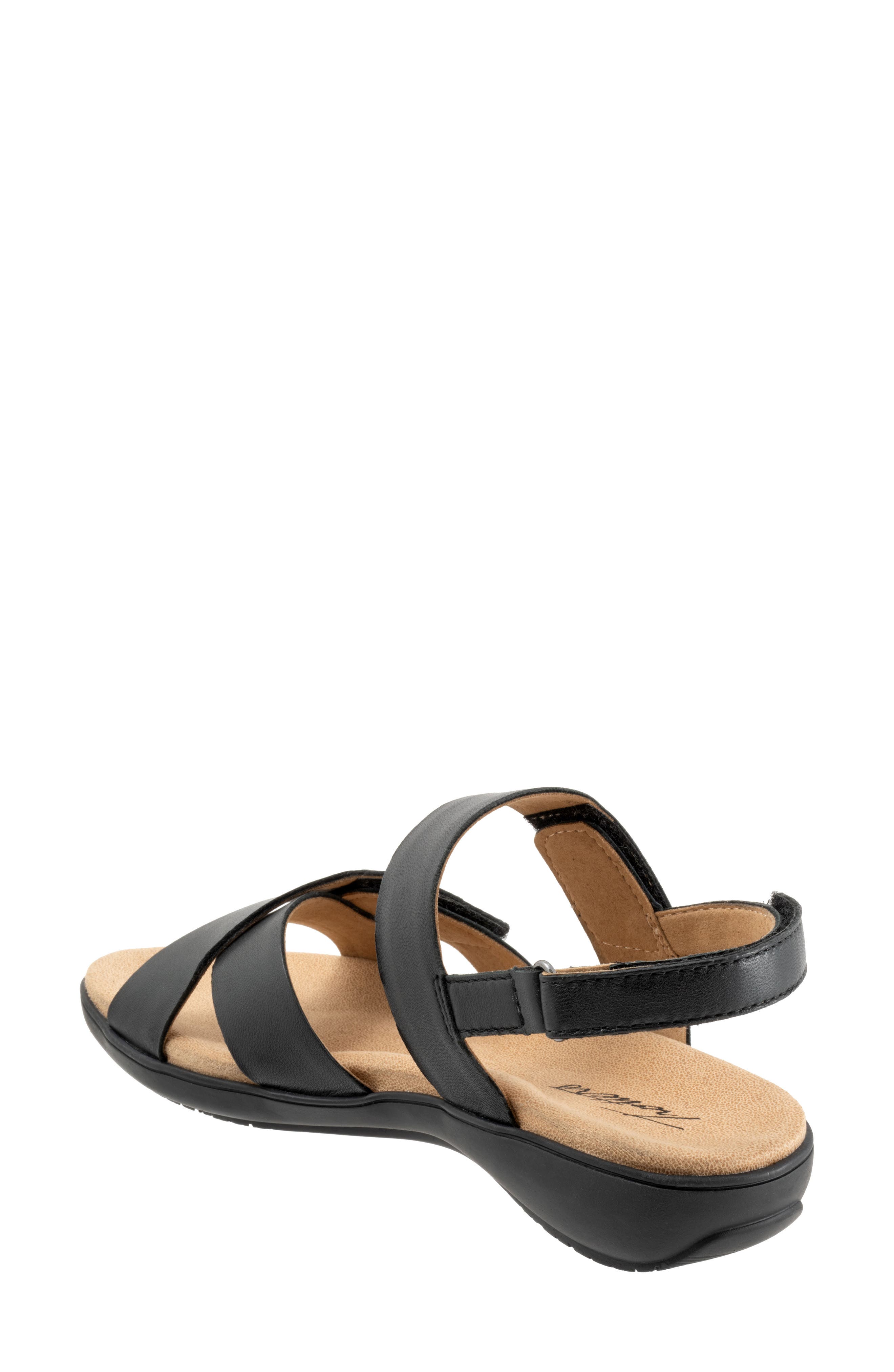 Trotters River Slingback Sandal, Alternate, color, Black
