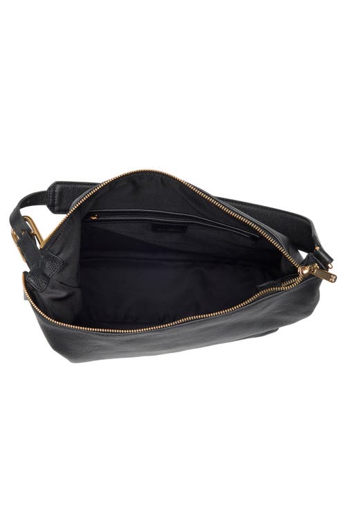 Sam Edelman Kara Medium Buckle Hobo Bag In Black