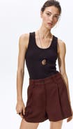 H&M Pleat-front shorts