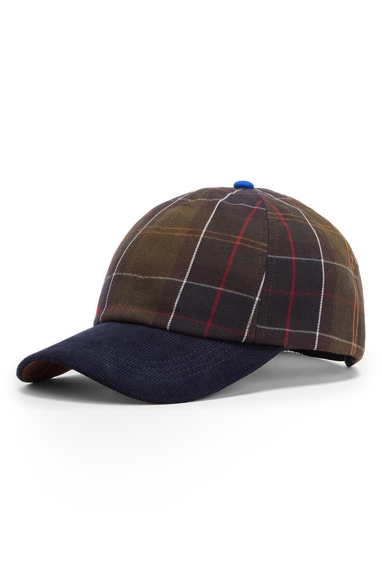 Barbour x Paul Smith Tartan Adjustable Baseball Cap, Main, color, Mixed Tartan
