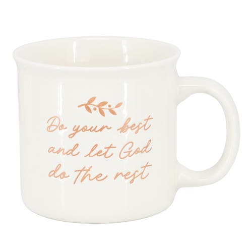 Gibson Home Daily Wisdom 4 Piece Assorted 21 Ounce Stoneware Mug Set In Multi