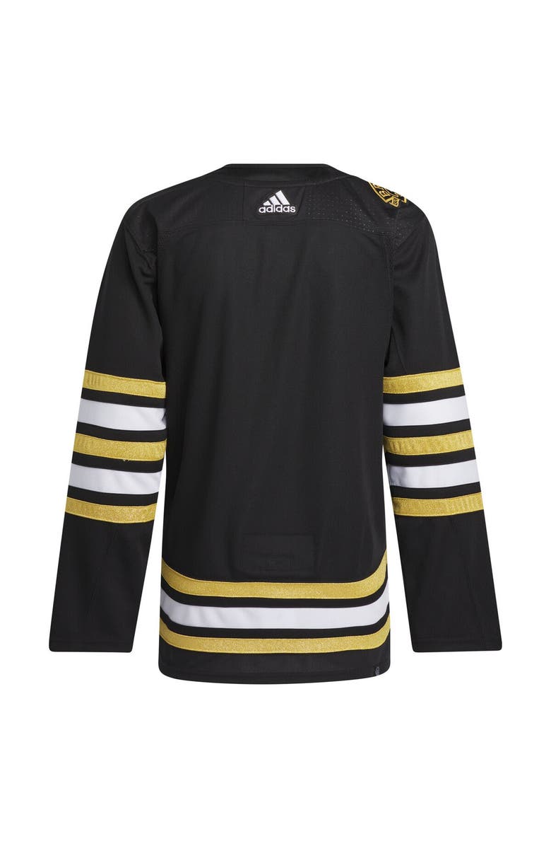 adidas Men's adidas  Black Boston Bruins 100th Anniversary Primegreen Authentic Jersey, Alternate, color, 