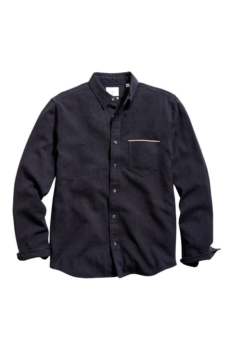 Twisted MSL Button-Up Shirt, Main, color, OMBRE BLUEDNU