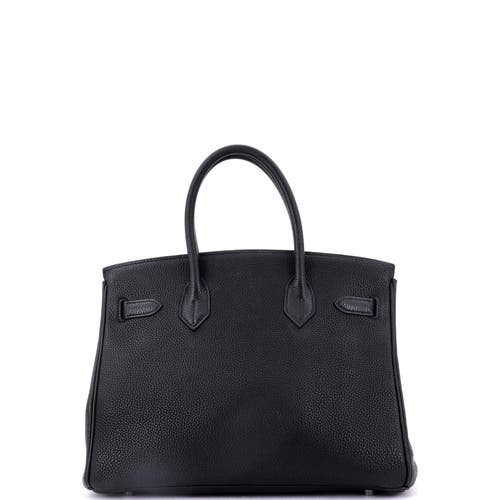 Pre-owned Hermes Hermes Birkin Handbag Blue Togo With Palladium Hardware 30