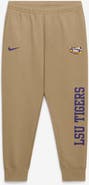 Nike Men's Nike Beige LSU Tigers Primetime Club Fleece Joggers