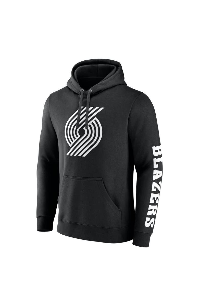 FANATICS Men's Fanatics Black Portland Trail Blazers Put Me In Coach Fleece Pullover Hoodie, Alternate, color, Black