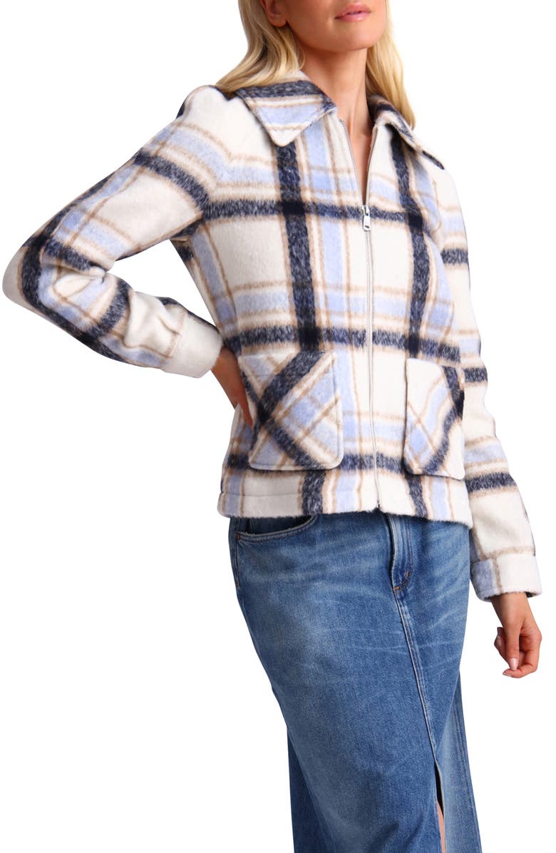 Avec Les Filles Relaxed Zip Front Jacket, Alternate, color,