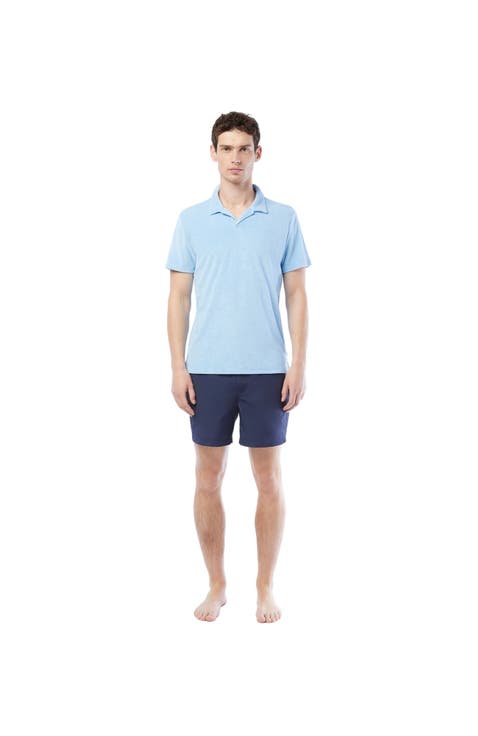 Towel Terry Johnny Collar Polo