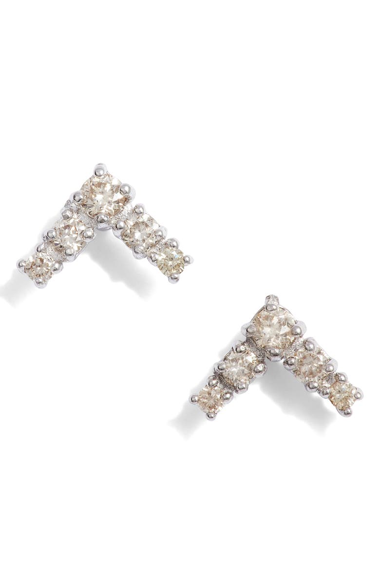 Set & Stones Vienna Diamond Stud Earrings, Main, color, 